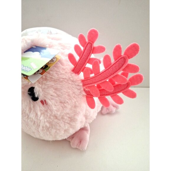 11" Squishable Axolotl Pink Plush - Picture 5 of 11